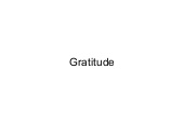 Gratitude