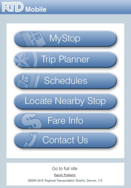 RTD Mobile App